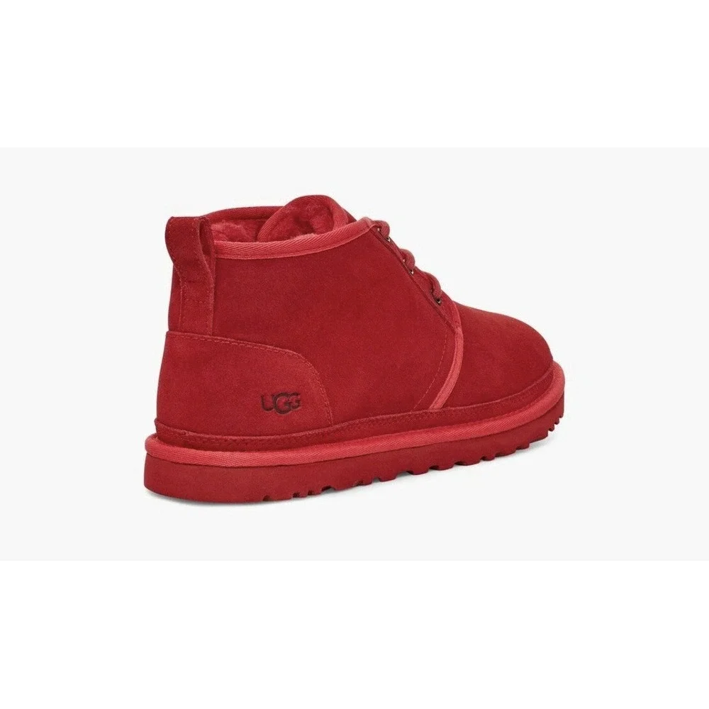 UGG Red Neumel Classic Suede Lace Up Chukka Boots Shoes Men's Size US 6 Youth